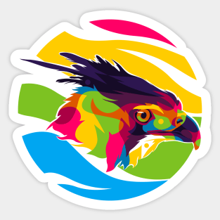 The Hawk Eagle Sticker